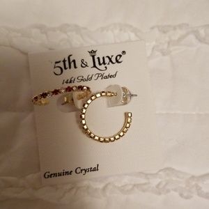 5TH&LUXE. 14kt gold plated🥀PRICE FIRM🥀